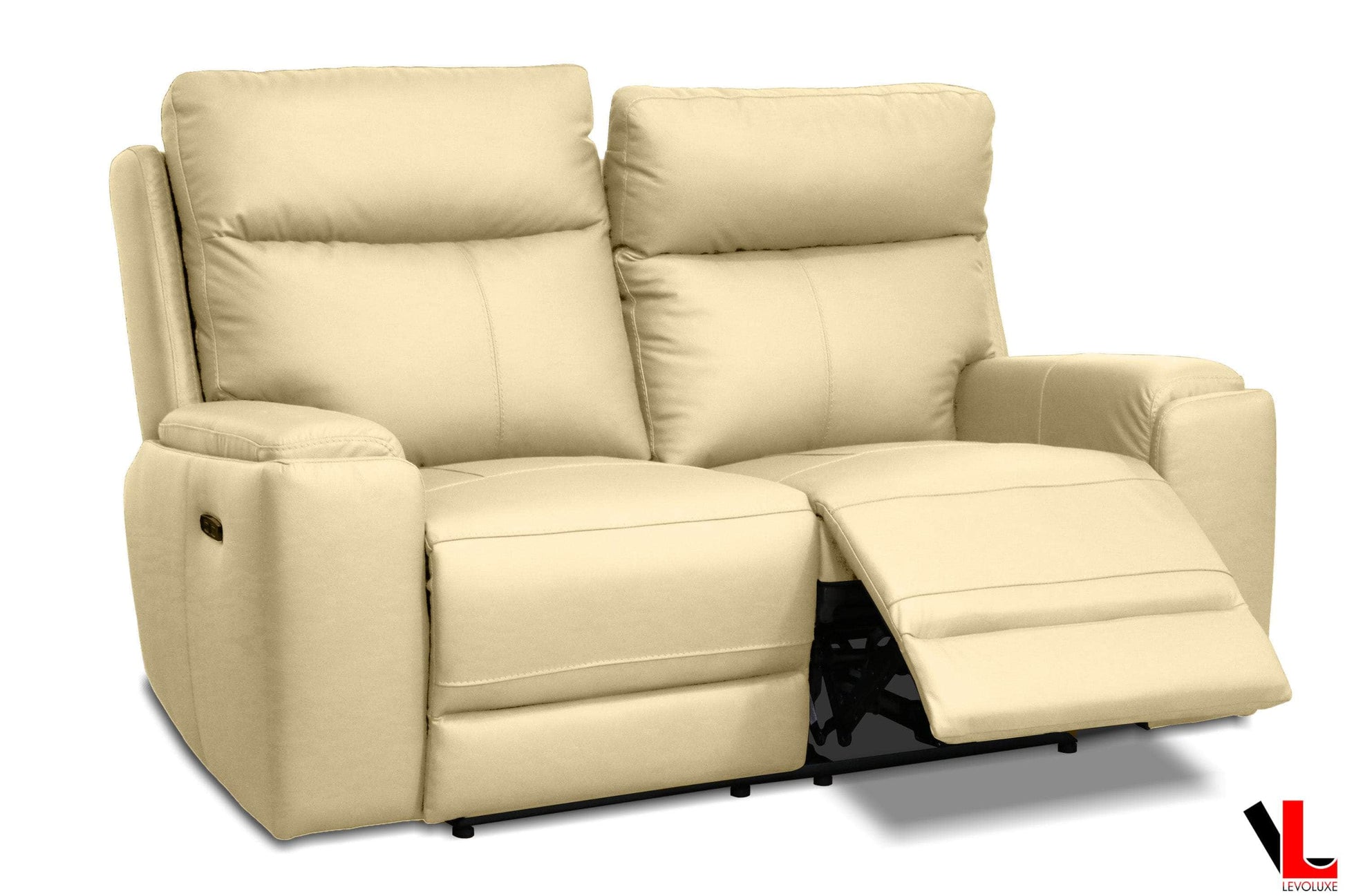 Levoluxe Sofa Set Arlo 3 Piece Power Reclining Sofa, Loveseat, and Chair Set with Power Headrest in Leather Match - Available in 2 Colours