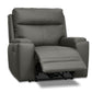 Levoluxe Sofa Set Arlo 3 Piece Power Reclining Sofa, Loveseat, and Chair Set with Power Headrest in Leather Match - Available in 2 Colours