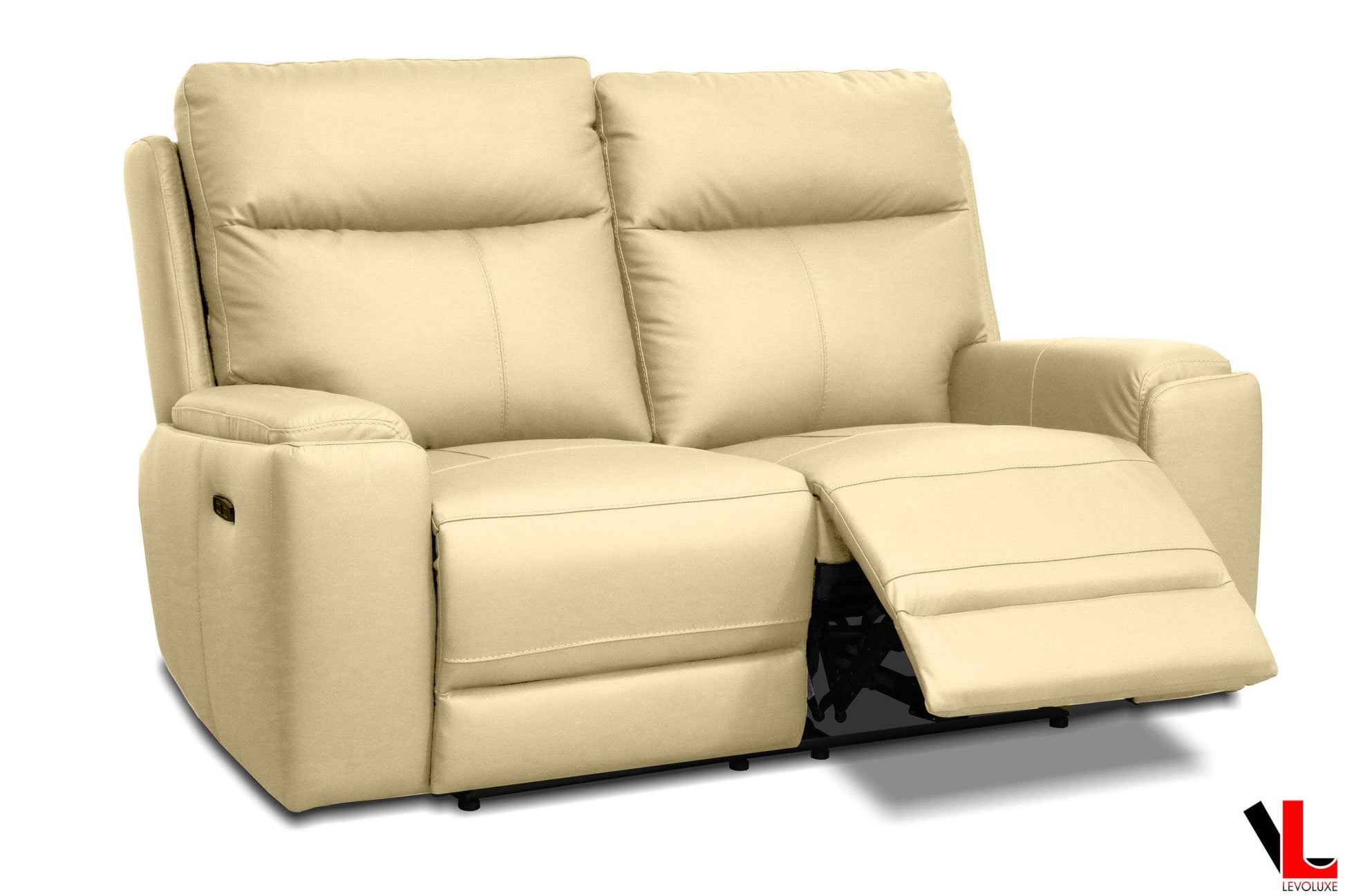 Levoluxe Sofa Set Arlo 3 Piece Power Reclining Sofa, Loveseat, and Chair Set with Power Headrest in Leather Match - Available in 2 Colours