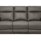 Levoluxe Sofa Set Arlo 3 Piece Power Reclining Sofa, Loveseat, and Chair Set with Power Headrest in Leather Match - Available in 2 Colours