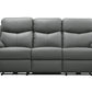 Levoluxe Sofa Set Aveon 3 Piece Pillow Top Arm Reclining Sofa, Loveseat and Chair Set in Leather Match - Available in 2 Colours