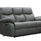 Levoluxe Sofa Set Aveon 3 Piece Pillow Top Arm Reclining Sofa, Loveseat and Chair Set in Leather Match - Available in 2 Colours