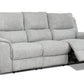 Levoluxe Sofa Set Sentinel 2 Piece Power Reclining Sofa and Loveseat Set with Power Headrest in Tweed Ash Fabric