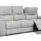 Levoluxe Sofa Set Sentinel 2 Piece Power Reclining Sofa and Loveseat Set with Power Headrest in Tweed Ash Fabric