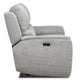 Levoluxe Sofa Set Sentinel 2 Piece Power Reclining Sofa and Loveseat Set with Power Headrest in Tweed Ash Fabric