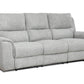 Levoluxe Sofa Set Sentinel 2 Piece Power Reclining Sofa and Loveseat Set with Power Headrest in Tweed Ash Fabric