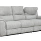 Levoluxe Sofa Set Sentinel 2 Piece Power Reclining Sofa and Loveseat Set with Power Headrest in Tweed Ash Fabric