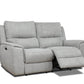 Levoluxe Sofa Set Sentinel 2 Piece Power Reclining Sofa and Loveseat Set with Power Headrest in Tweed Ash Fabric