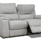 Levoluxe Sofa Set Sentinel 2 Piece Power Reclining Sofa and Loveseat Set with Power Headrest in Tweed Ash Fabric