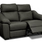 Pending - Levoluxe Maverick 2 Piece Power Reclining Sofa and Loveseat Set with Power Headrest in Dark Chocolate Leather Match