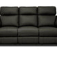 Pending - Levoluxe Maverick 2 Piece Power Reclining Sofa and Loveseat Set with Power Headrest in Dark Chocolate Leather Match