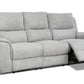 Pending - Levoluxe Sentinel 3 Piece Power Reclining Sofa, Loveseat and Chair Set with Power Headrest in Tweed Ash Fabric